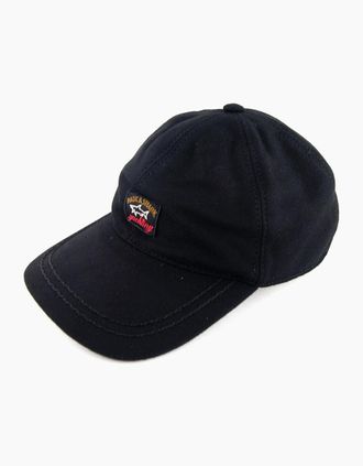 Paul & Shark Mens Paul And Shark Patch Logo Cotton Cap Black - Size: OS