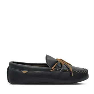 Lamofootwear Mens Softsole Moccasins In Black