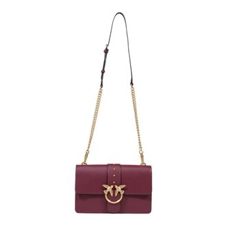 Pinko Pinko, Dames, Tassen, Rood, Maat: ONE Size Leer