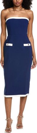 Amanda Uprichard Strapless Martini Midi Dress