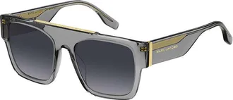 Marc Jacobs Square Full Rim Sunglasses - Gray