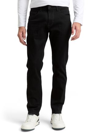Tom Tailor Regular-fit-Jeans TOM TAILOR JOSH, Herren, Gr. 33, L&auml;nge 30, blau (schwarz denim30), Denim/Jeans, Obermaterial: 75% Baumwolle, 20% Polyester, 3% Visko