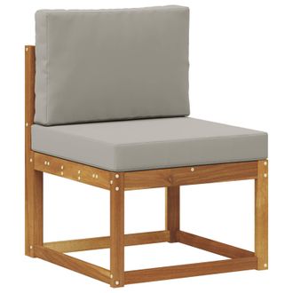vidaXL Sof&aacute; Intermedio De Exterior Madera De Acacia S&oacute;lida Vidaxl