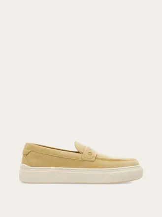 Ferragamo Men Hybrid sneaker Beige Size 10.5