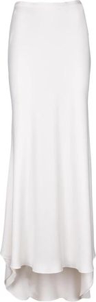 Philosophy di Lorenzo Serafini Gonna Lunga a Sirena - Dames - Maxi Rokken - Wit - S - Polyester - Rokken