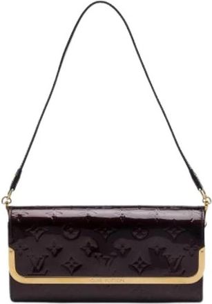 Louis Vuitton Pre-owned Ana Satchel - Dames - Vintage Schoudertas - Paars - ONE Size - Leer - Vintage