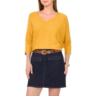 Vince Camuto Dolman Sleeve Sweater in Amber at Nordstrom Rack, Size Large