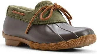 Sperry Top-Sider Saltwater 1 Eye Waterproof Duck Shoe in Khaki at Nordstrom, Size 7.5