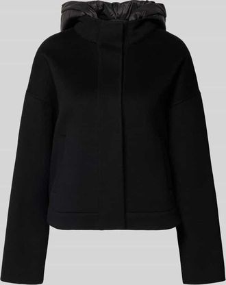 Marc Cain Jacke mit Kapuze in Black, Gr&ouml;&szlig;e 34