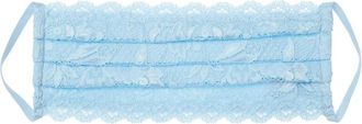 Cosabella Womens Never Say Never Pleated Face Mask In Sorrento Blue