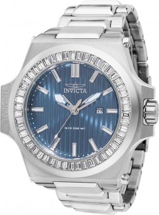 Invicta Akula Quartz Crystal Blue Dial Mens Watch 49070