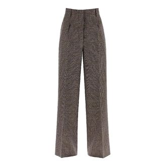 Miu Miu Wide Trousers, female, Brown, Size: 2XL Stylish Pants for Women