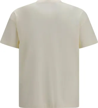 Palm Angels Mens Palm Island T-Shirt Off White - Multicolor Cotton T-Shirts And Polos