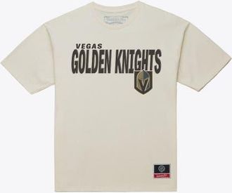 Mitchell & Ness Mens Mitchell & Ness Cream Vegas Golden Knights Core Plus T-Shirt at Nordstrom, Size X-Large