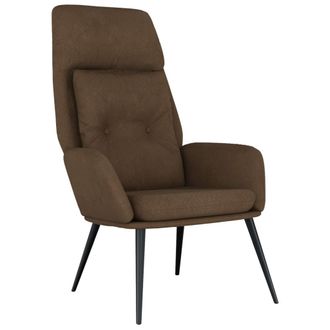 Nova Sill&oacute;n De Relax De Piel De Ante Sint&eacute;tica Marr&oacute;n Vidaxl