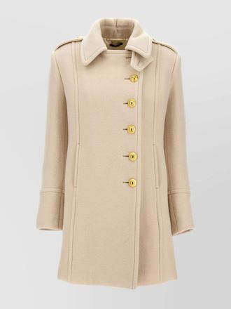 Tom Ford single-breasted wool coat design