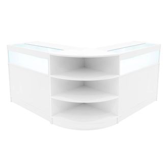 MonsterShop Theseus LED Shop Counter Set LM60 & 2 x B900 - White
