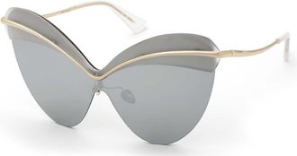 Nina Ricci SNR442 300X Mens Sunglasses Gold Size 99