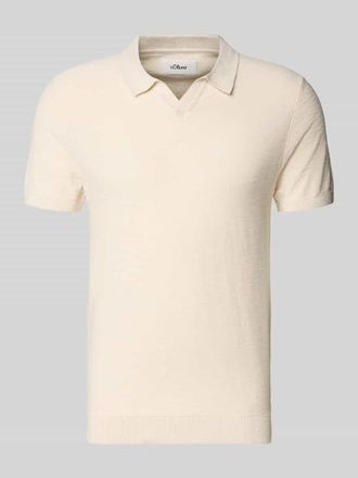 s.Oliver Red Label Regular Fit Poloshirt aus reiner Baumwolle in Black, Gr&ouml;&szlig;e XXL