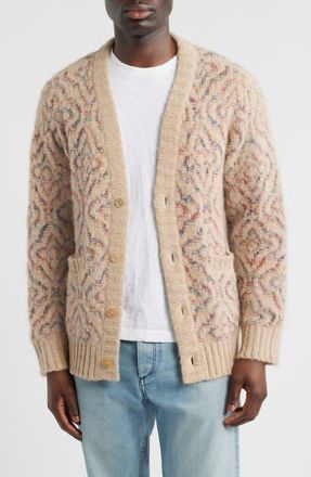 Corridor Somatic Alpaca & Cotton Blend Cardigan in Natural at Nordstrom, Size Xx-Large