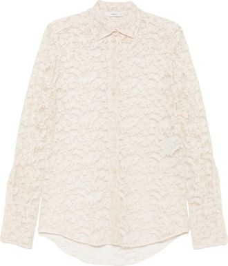 Fendi Floral-lace Buttoned Shirt
