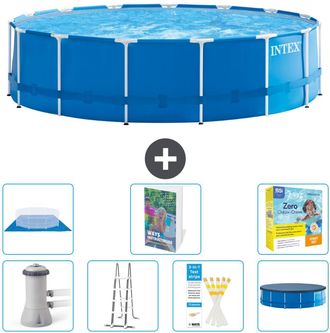 Intex Piscina Con Estructura Redonda - 457x122 Cm - 8-piezas S546