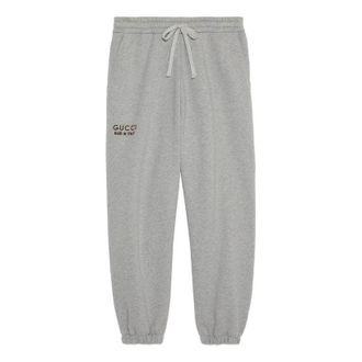 Gucci Cotton Sweattrouser With Print Grey 768455-XJF3Y-1230