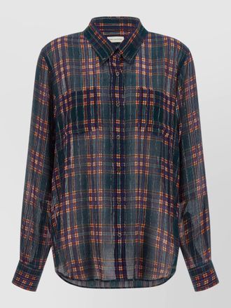Dries Van Noten checked relaxed-fit shirt