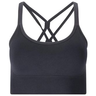 ENDURANCE Foan V3 Seamless Bra Sport-BH f&uuml;r Damen | blau/grau