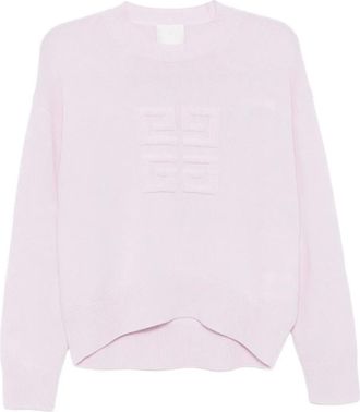 Givenchy logo-embroidered jumper - Pink