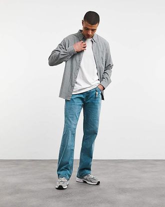 Jacamo Loose Fit Stretch Jean Light Wash