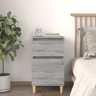 vidaXL Comodino Grigio Sonoma 40x35x70 Cm - Vidaxl