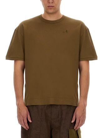 Ten c Brown Crew Neck T-Shirt