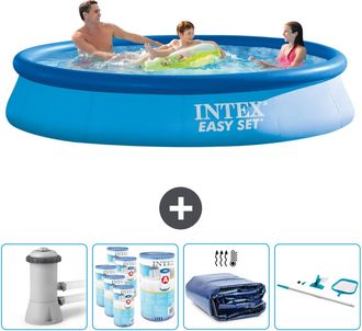 Intex Piscina Easy Set Redonda - 366x76 Cm - 7-piezas Scb90