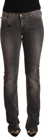 Costume National Washed Low Waist Straight blue Womens Jeans