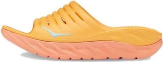 Hoka One One Ora Recovery Slide Amber Yellow Shell Coral 1134527-AYSC