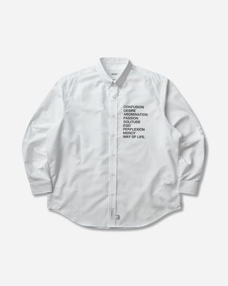 Wtaps Men s BD 01 Longsleeve Shirt White