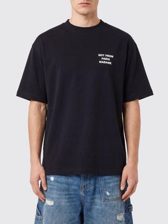 Dr&ocirc;le de Monsieur Dr&ocirc;le de Monsieur T-shirt girocollo in cotone con stampa logo e slogan