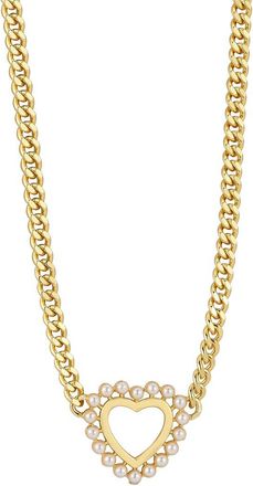 Sphera Milano 18K Plated Heart Necklace