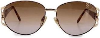 Valentino Pre-owned Accessories, female, Brown, Size: ONE SIZE Pre-owned Vintage Acetate Sunglasses