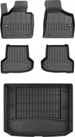 OEM Juego 3d De Alfombrillas De Goma Y Alfombrilla Para Maletero Audi Rs3 8p Hb 2003-2013 Hb
