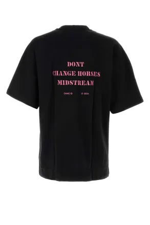 OAMC Organic Cotton Logo T-Shirt - Black