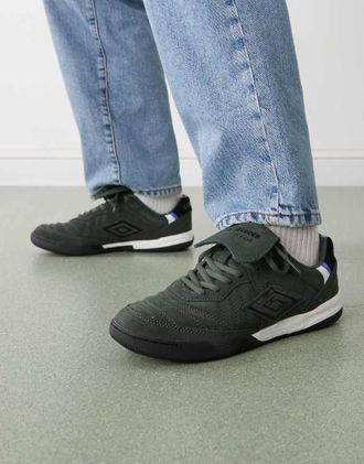 Umbro Speciali - Sneakers in camoscio verdi-Verde