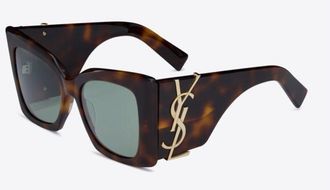 Saint Laurent SL M119 BLAZE 002 Womens Sunglasses Tortoiseshell Size 54 - Free RX Lenses - Free RX Lenses