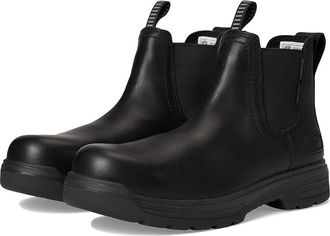 Ariat Turbo Chelsea CSA Waterproof Carbon Toe Work Boots Mens Work Boots All Black : 10.5 D - Medium, Synthetic