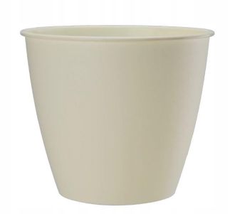 OEM Maceta Azalea De Pl&aacute;stico 15 Cm Crema Crudo