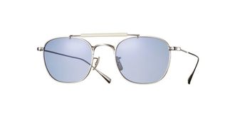 Eyevan 7285 Dazzling Sun S-SB Mens Sunglasses Silver Size 51