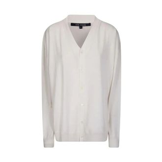 Sofie D'Hoore Marvel V-neck Cardigan - Dames - Truien - Wit - Maat: L Wol