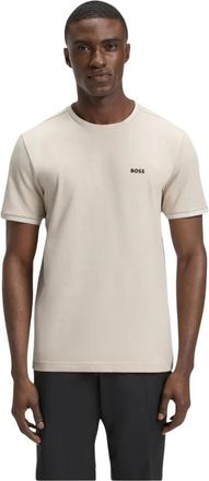 HUGO BOSS Hombre, Camisetas, Beige, Talla: S