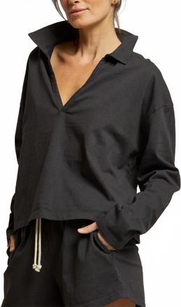 perfectwhitetee Allison Tee In Vintage Black
